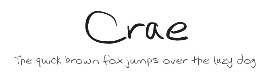 Crae by FontPanda — Script Handwritten Font