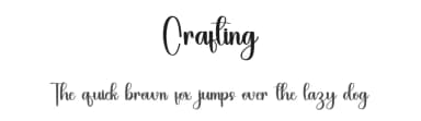 Crafting by Inermedia Studio — Script Handwritten Font — thumbnail 1