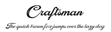 Craftsman by Billy Argel Fonts ® — Script Handwritten Font — thumbnail 1
