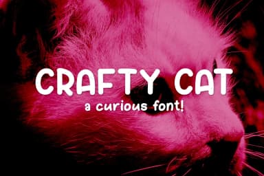 Crafty Cat Font by Kristy Hatswell — Script Handwritten Font — thumbnail 1