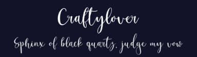 Craftylover by Mycandythemes — Script Handwritten Font — thumbnail 2