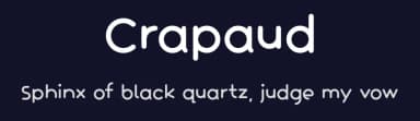Crapaud by Émile Byeongsu Kim — Sans Serif Font — thumbnail 2