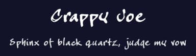 Crappy Joe by JOEBOB graphics — Script Handwritten Font — thumbnail 2