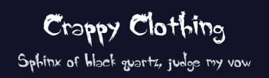 Crappy Clothing by InkNThreads — Script Handwritten Font — thumbnail 2