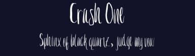 Crash One by Pathero Studio — Script Handwritten Font — thumbnail 2