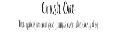 Crash One by Pathero Studio — Script Handwritten Font — thumbnail 1