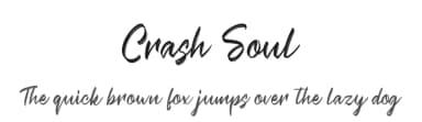 Crash Soul by Almarkhatype — Script Handwritten Font — thumbnail 1