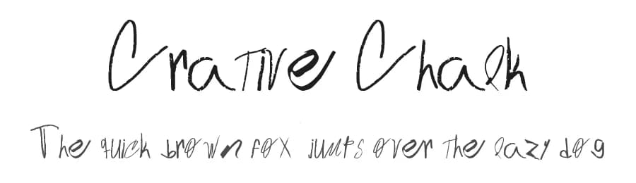 Crative Chalk by Gustavo Rodriguez — Script Handwritten Font
