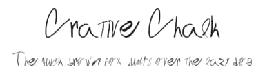 Crative Chalk by Gustavo Rodriguez — Script Handwritten Font — thumbnail 1
