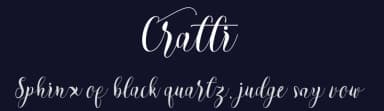 Cratti by Fadhil Aqsa — Script Handwritten Font — thumbnail 2