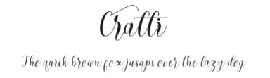Cratti by Fadhil Aqsa — Script Handwritten Font — thumbnail 1