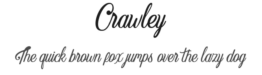 Crawley by Angin Studio — Script Handwritten Font