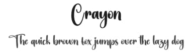 Crayon by Scratchones — Script Handwritten Font — thumbnail 1