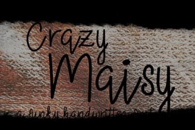 Crazy Maisy Font by tabitha_beam — Script Handwritten Font — thumbnail 1