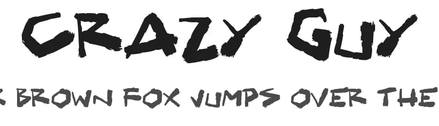 Crazy Guy by Hawtpixel — Script Handwritten Font
