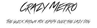 Crazy Metro by JSH creates — Script Handwritten Font — thumbnail 1