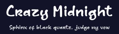 Crazy Midnight by Letterena Studios — Script Handwritten Font — thumbnail 2