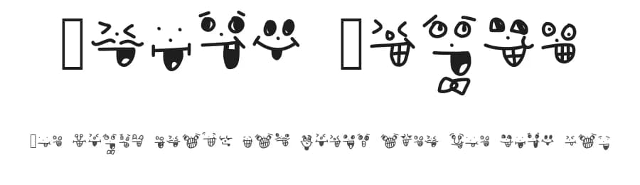 Crazy Smile by Geronimo Font Studios — Dingbats Font