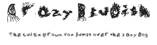 Crazy Bludish by Zeventy Million — Script Handwritten Font