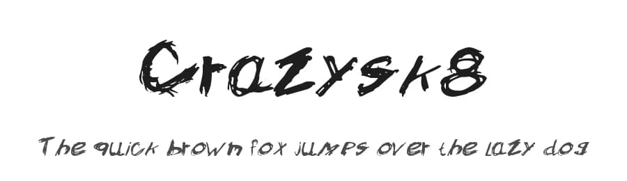 Crazysk8 by Marinus Klasen — Script Handwritten Font