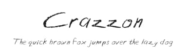 Crazzon by Em Nazar — Script Handwritten Font — thumbnail 1