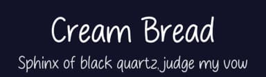Cream Bread by MJType — Script Handwritten Font — thumbnail 2