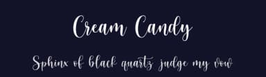 Cream Candy by Ef Studio — Script Handwritten Font — thumbnail 2