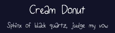 Cream Donut by Font Fabulous — Script Handwritten Font — thumbnail 2