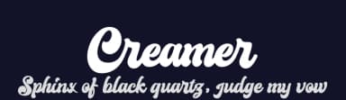 Creamer by Creativework69 Studio — Script Handwritten Font — thumbnail 2