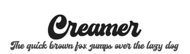 Creamer by Creativework69 Studio — Script Handwritten Font — thumbnail 1
