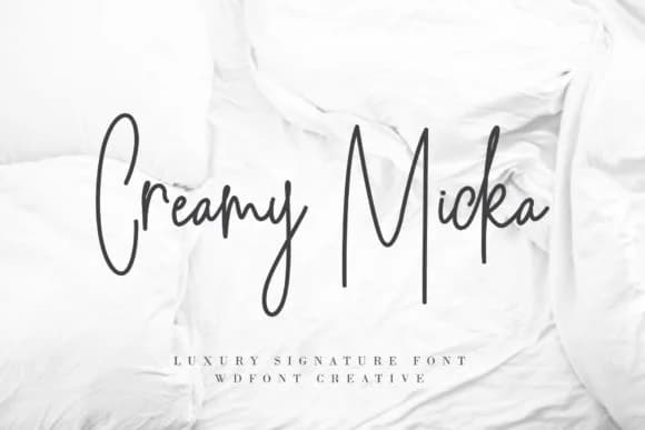 Creamy Micka Font by WDfont Creative — Script Handwritten Font