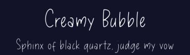 Creamy Bubble by Balpirick Studio — Script Handwritten Font — thumbnail 2