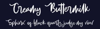 Creamy Buttermilk by Alpaprana Studio — Script Handwritten Font — thumbnail 2
