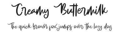 Creamy Buttermilk by Alpaprana Studio — Script Handwritten Font — thumbnail 1