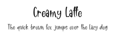 Creamy Latte by Supersemar Letter — Script Handwritten Font — thumbnail 1