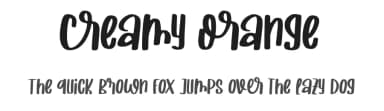Creamy Orange by Asd Studio — Script Handwritten Font — thumbnail 1