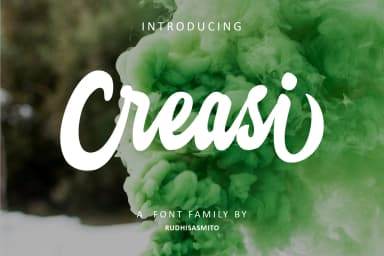 Creasi Font by rudhisasmito — Script Handwritten Font — thumbnail 1