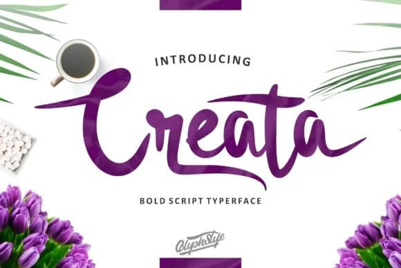Creata Font by glyphstyle — Script Handwritten Font