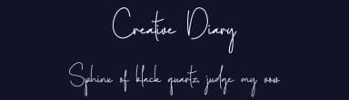 Creative Diary by Behind the Ink — Script Handwritten Font — thumbnail 2
