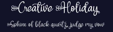 Creative Holiday by Scratchones — Script Handwritten Font — thumbnail 2