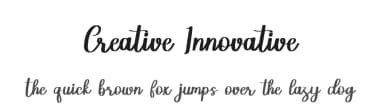 Creative Innovative by Inermedia Studio — Script Handwritten Font — thumbnail 1