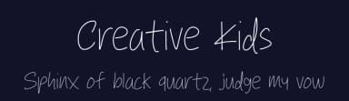 Creative Kids by Origin Type — Script Handwritten Font — thumbnail 2