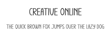 Creative Online by Andi Moz — Script Handwritten Font — thumbnail 1