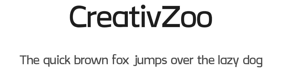 CreativZoo by Steve Gardner — Sans Serif Font — preview 1