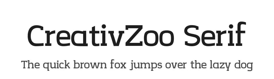 CreativZoo Serif by Steve Gardner — Serif Font