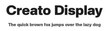 Creato Display by Lafontype — Sans Serif Font — thumbnail 1