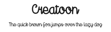 Creatoon by Hardtype — Script Handwritten Font — thumbnail 1