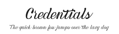Credentials by Doehantz Studio — Script Handwritten Font — thumbnail 1