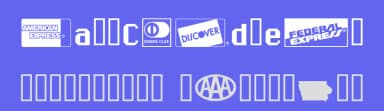 Credit Cards by Richard William Mueller — Dingbats Font — thumbnail 3