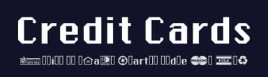 Credit Cards by Richard William Mueller — Dingbats Font — thumbnail 2